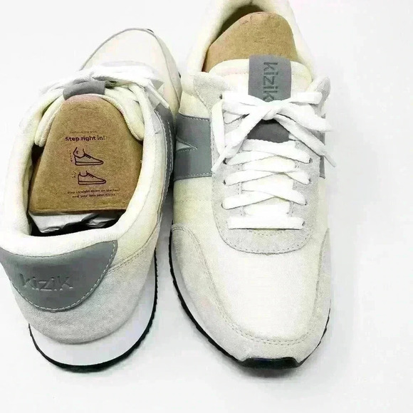 BRAND NEW IN BOX Kizik Milan Men's  Sneaker Mist Grey and White Color Multiple - Picture 8 of 11